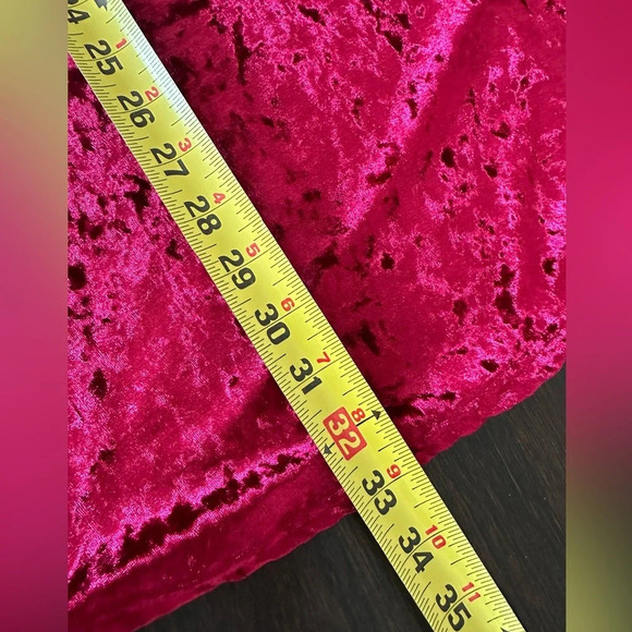 Altar’d State Burgundy Crushed Velvet Dress - Size Large - Like New Condition - Picture 11 of 11